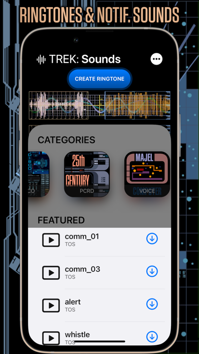 Screenshot #1 pour TREK: Sounds