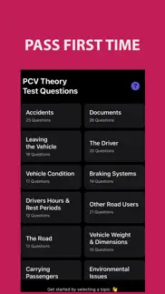 2023 pcv theory test questions iphone screenshot 1