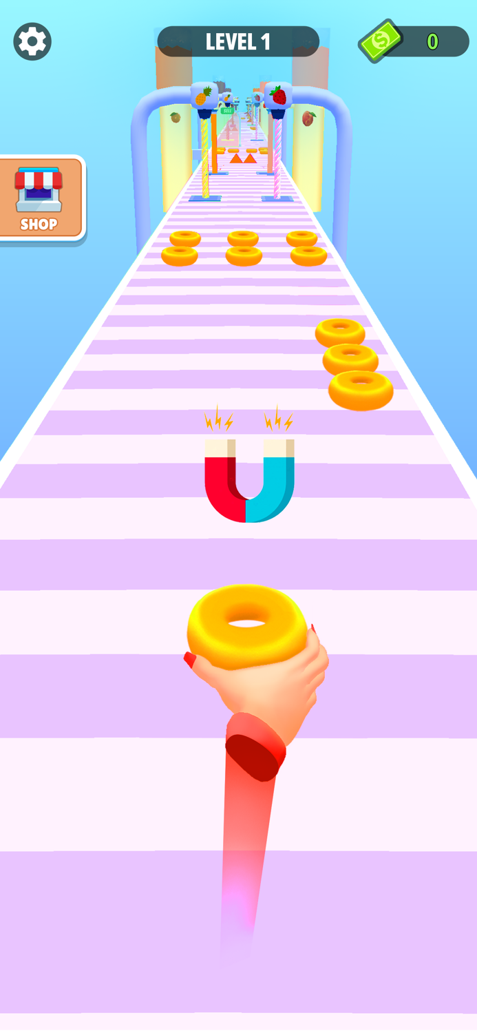 Donut Stack Run Donut Games