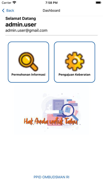 PPID Ombudsman RI Screenshot