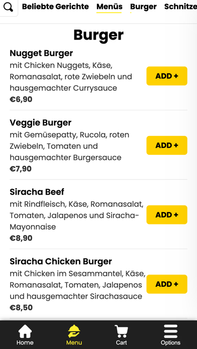 Galaxyfood Lieferservice Screenshot