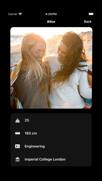 Bench Dating App: Instant Pics Screenshot