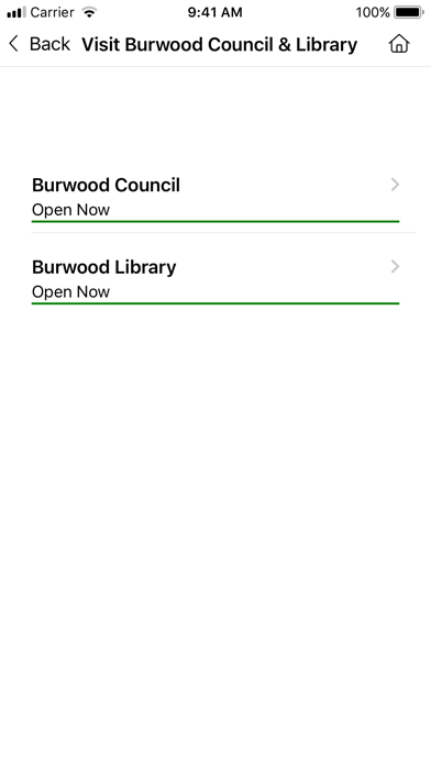 Burwood Library Screenshot