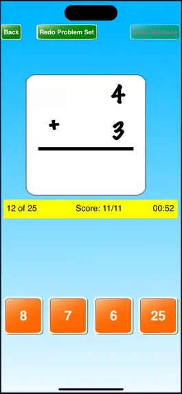 Game screenshot Ace Math Flash Cards apk