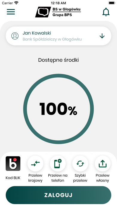BS Głogówek mobileNet Screenshot