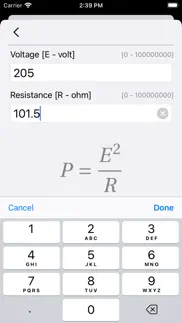 ohm law calculator iphone screenshot 4