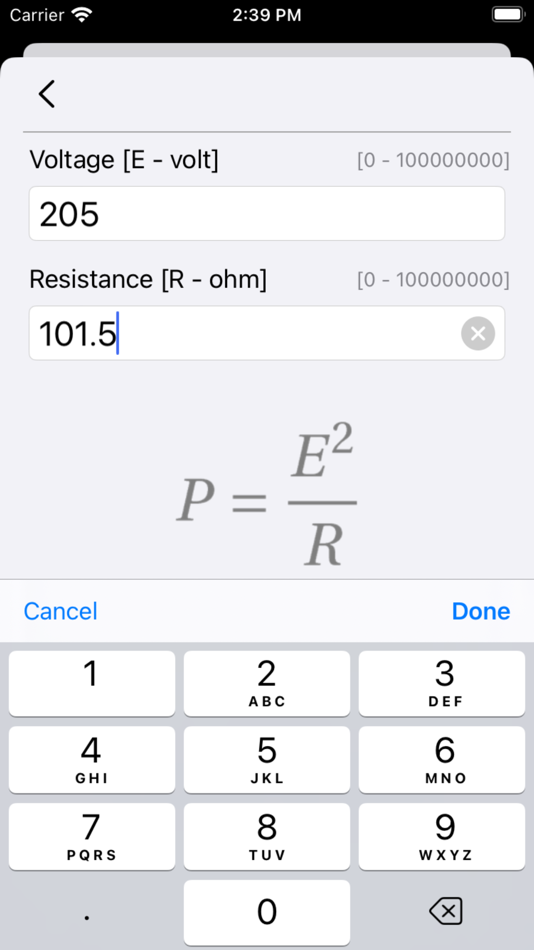 #4. Ohm Law Calculator (iOS) 由: Nitrio