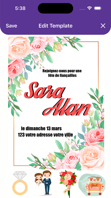 Screenshot #2 pour Invitation maker