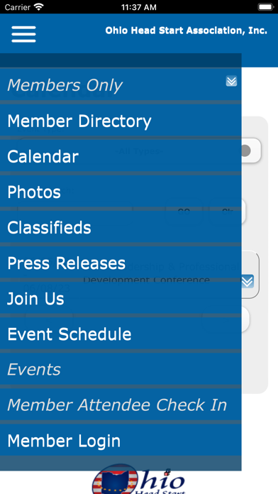 OHSA Mobile App Screenshot