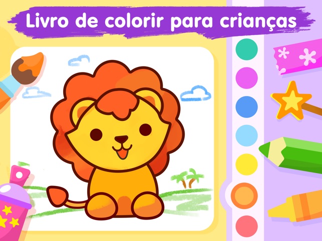 Aprender a Desenhar! Livro de Colorir Bebe Jogos Educativos Para Meninas e  Meninos GRATIS! Bebês Livros Aprenda Cores! Desenhos Infantis: o Jogo  Pintura, Crianças Educação Infantil, Criança Pré escola Aprendizagem! Bebes  Educativo