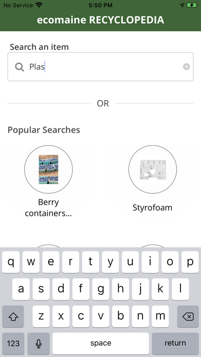 ecomaine RECYCLOPEDIA Screenshot