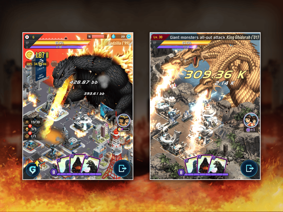 Godzilla Defense Force iPad app afbeelding 6