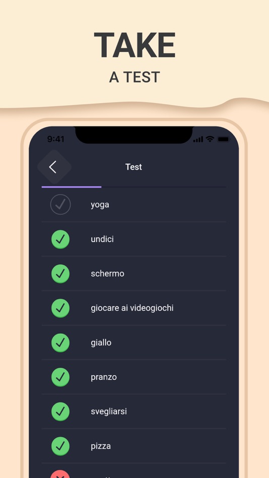 #2. Learn Italian Words by Levels (iOS) By: Mobiteach.ltd