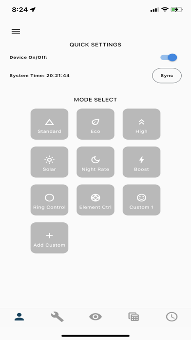 Hot Water Heat Pump Screenshot