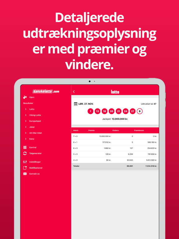 Screenshot #6 pour Danske Lotto