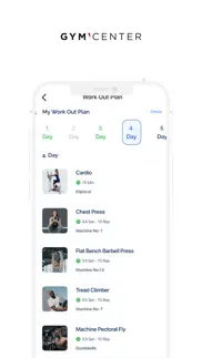 gym center iphone screenshot 1