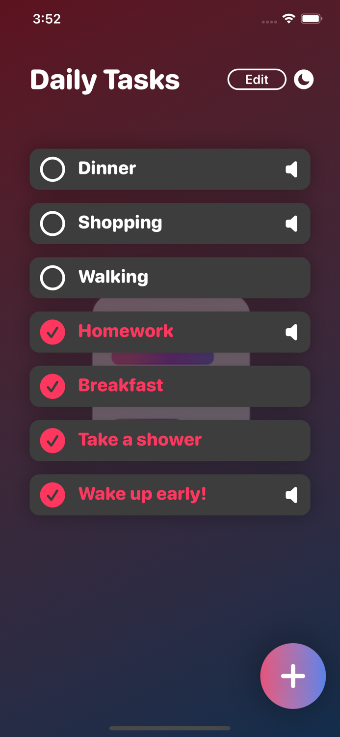 Daily Tasks and Voices