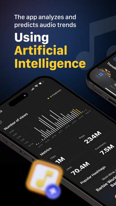ReelsAudio - Trends Analytics Screenshot