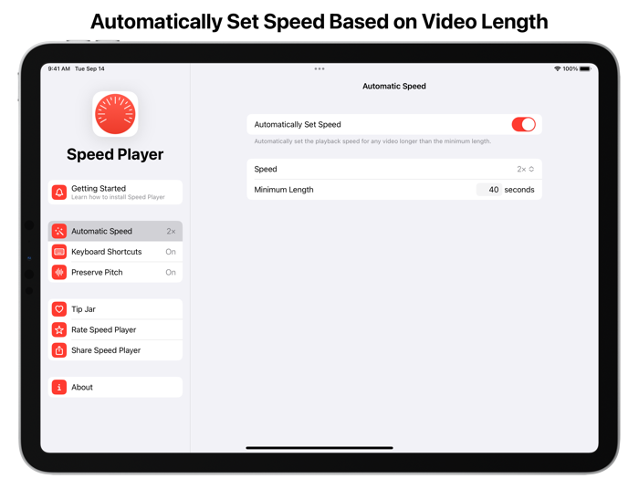 Speed Player for Safari