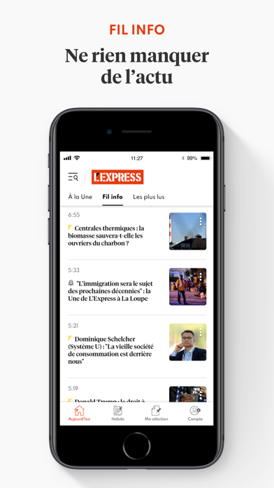 L'Express : Infos & Analyses Screenshot