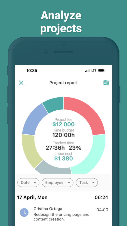 #2. Zorotime Work time tracking (iOS) 由: Zoro Corporation LLC