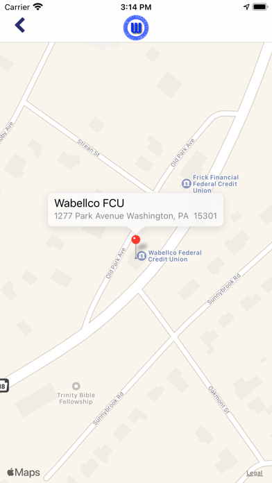 Wabellco FCU Mobile Banking Screenshot