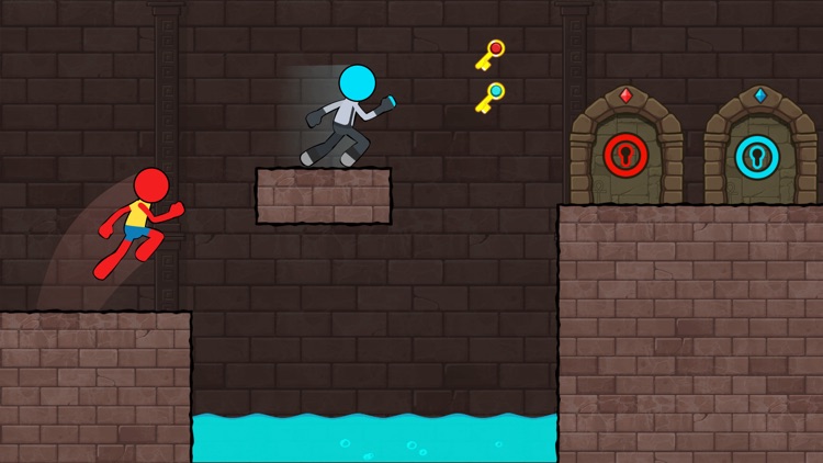 Red and Blue Stickman 2 for Android - Free App Download