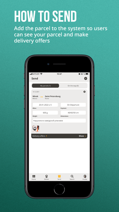 DELSE - social shipping Screenshot