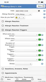 allergy diary 3 iphone screenshot 4