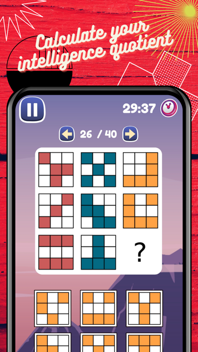 IQ Test: Logic Brain training Screenshot