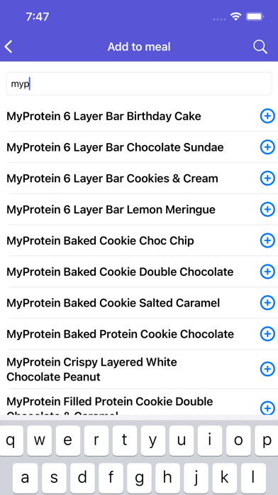 Your Daily Calories Screenshot