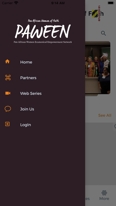 Pan African Women of Faith Screenshot