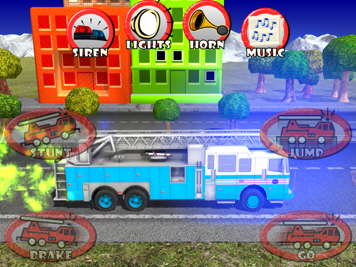 Fire Truck Race and Rescue