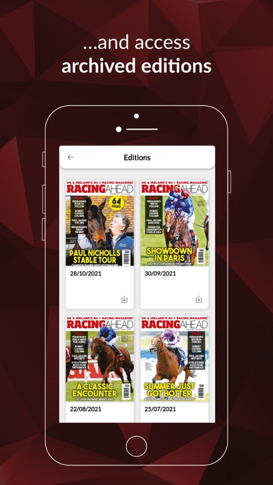 Racing Ahead Magazine Screenshot