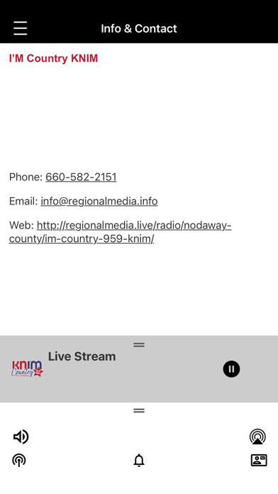 I'M Country 95.9 KNIM Screenshot