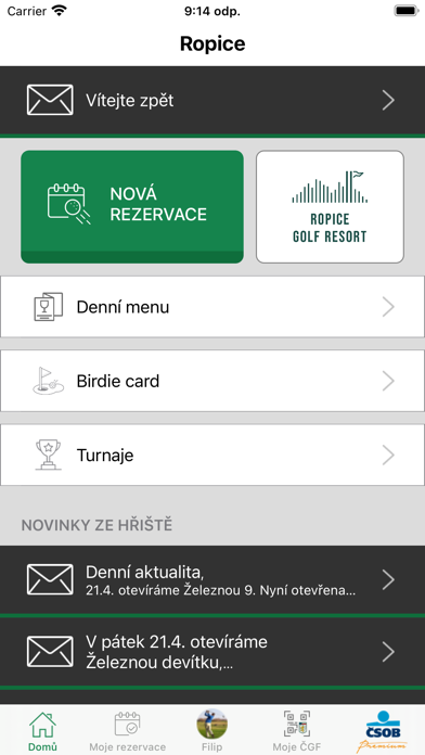 Ropice Golf Resort Screenshot