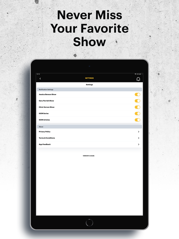 Grind City Media iPad screenshot 4 - Entertainment app
