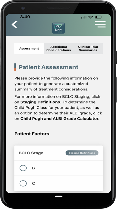 HCCcare Screenshot