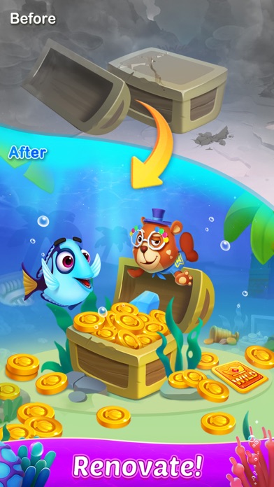 Solitaire 3D Fish screenshot 2