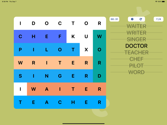 Screenshot #6 pour Word Search & Find Puzzle Game