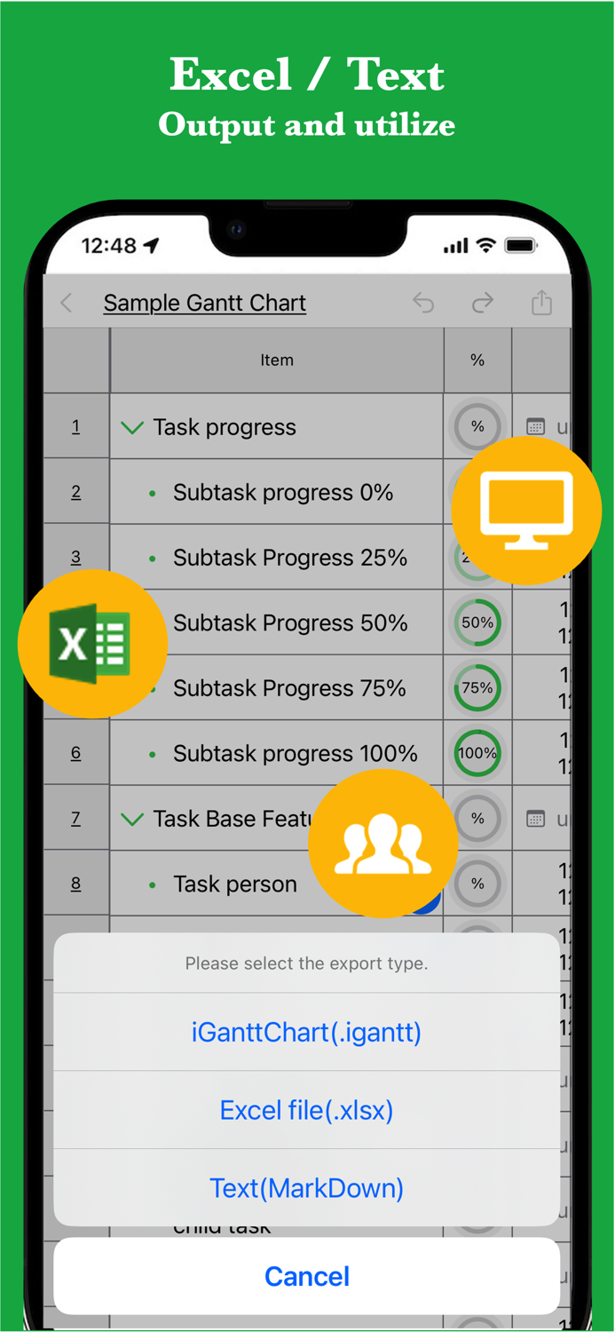iGanttChart Gantt Chart App