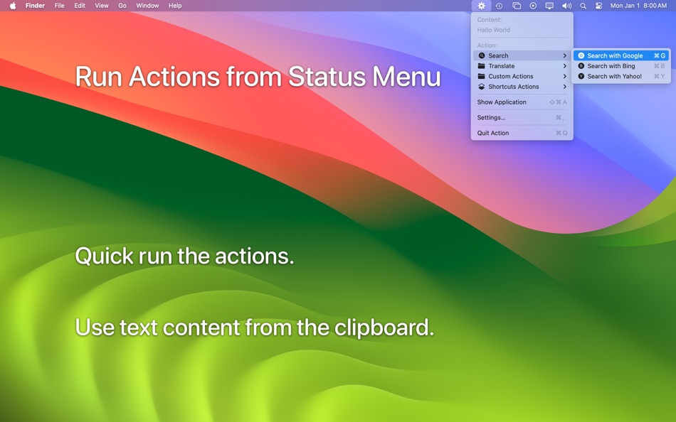 #4. Action (macOS) 由: Jan Valta