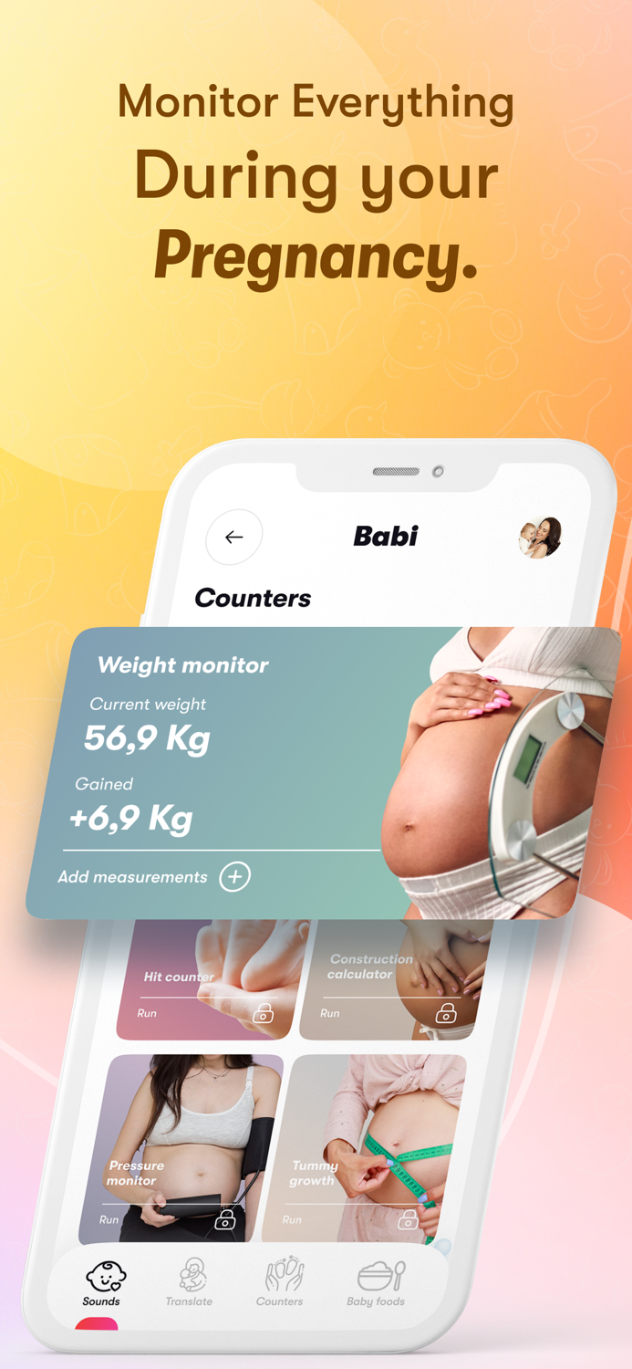 Pregnancy Tracker app for Baby