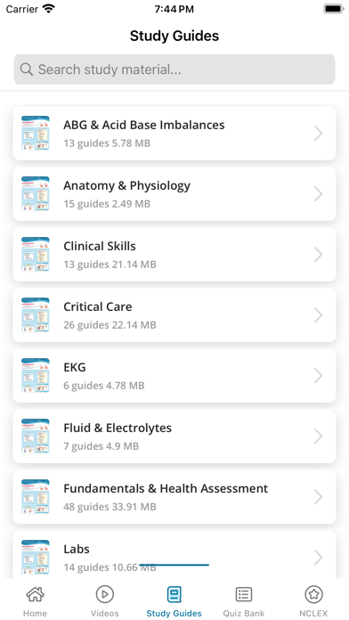 Nursing School & NCLEX Prep Screenshot