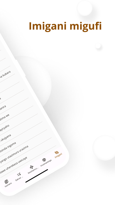 Ikinyarwanda, ubuvanganzo Screenshot