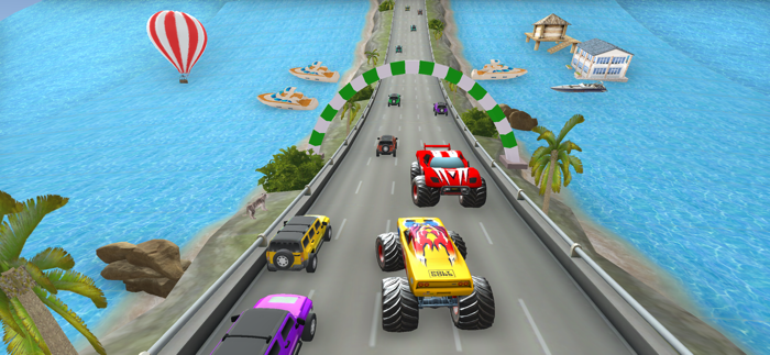 Monster Truck Driver 3D Games