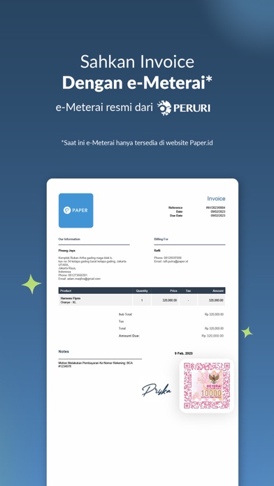 Paper.id: Invoice & Payment Screenshot