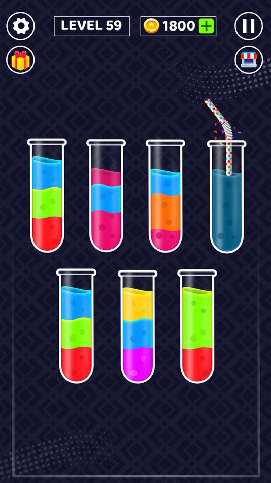 #5. Water Sort Color Water Game (iOS) 由: Muhammad Umer Malik