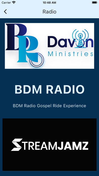 BDM. Radio Screenshot