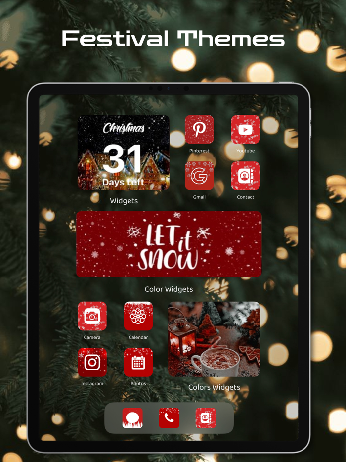 Themes Widgets and App Icons